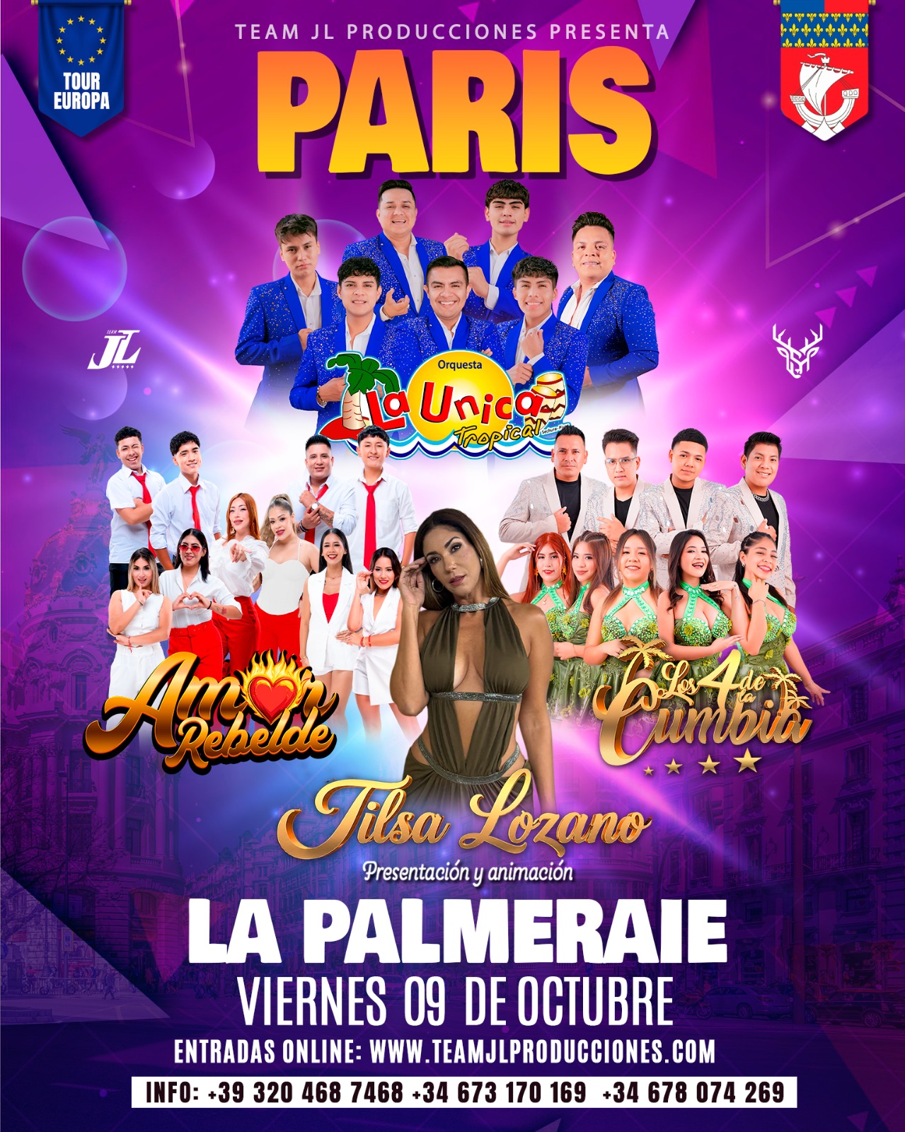 Flyer Concierto Paris